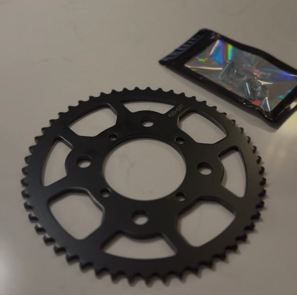 Tuttio upgraded back sprocket.