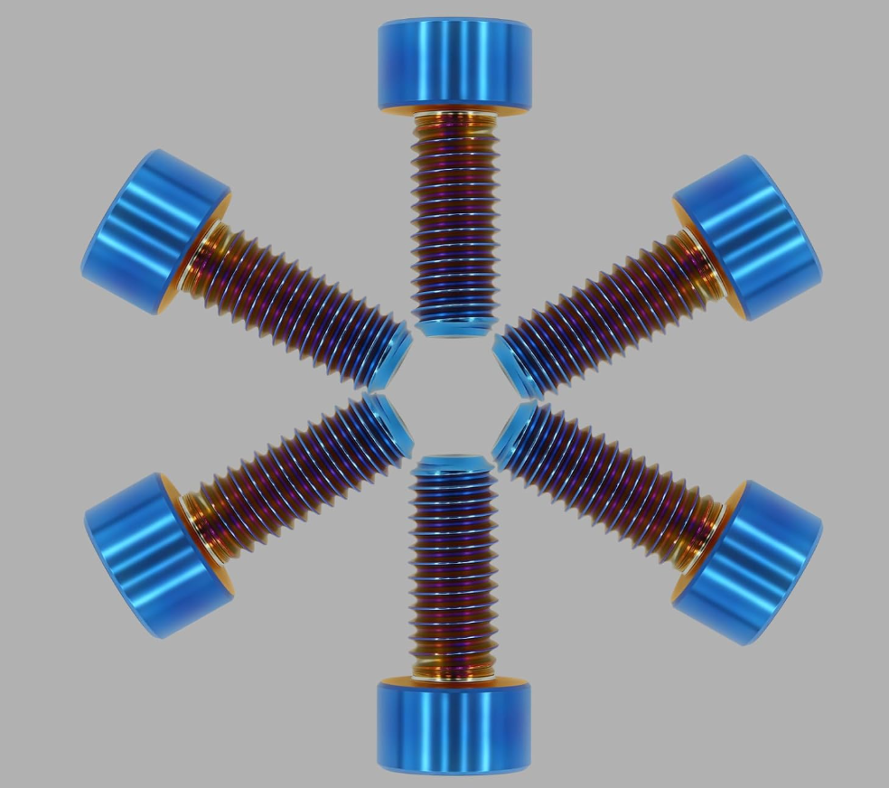 Titanium Bolts For Super 73 ( Bar Mount)